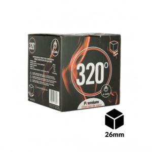 El-Badia 320° 26mm coal CUBES 1Kg